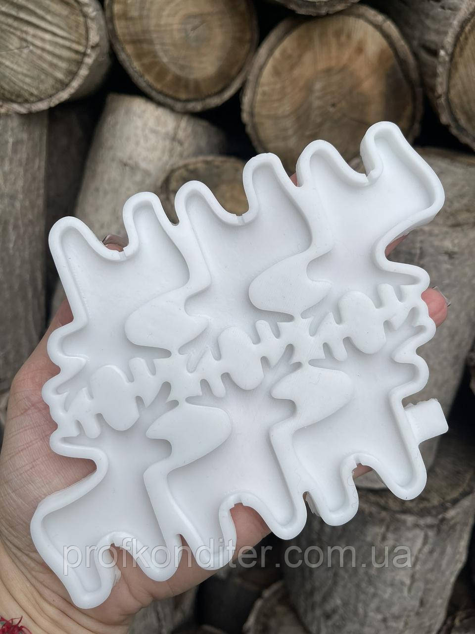 ЕКСКЛЮЗИВ! Силіконовий Молд для льодяників та ін "Оленята 6 шт", фото 1