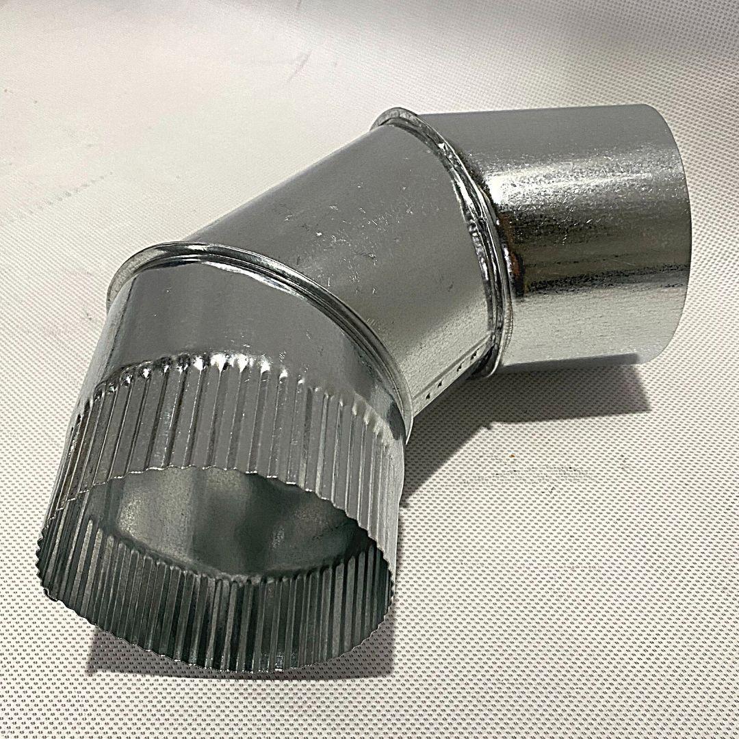 Колено для дымохода оцинкованное (90 градусов), d 130 мм: продажа, цена ...