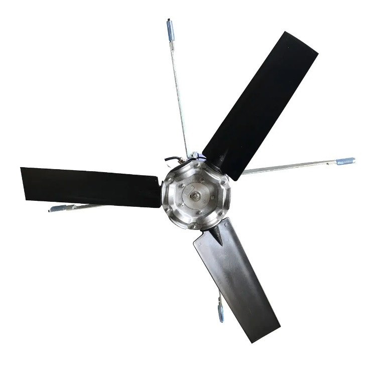 Дахоий вентилятор Deltafan діаметр 91 см 220V системи мікроклімату в тваринництві