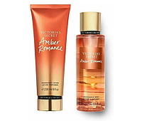 Victoria's Secret, Парфюмированный набор спрей-мист и лосьон для тела "Amber Romance" (250 мл и 236 мл)