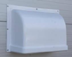 Світлозахист 850x580x275 мм для приточного клапану (білий), затемнювальна кришка
