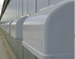 Світлозахист 1000x750x305 мм для приточного клапану (білий), затемнювальна кришка