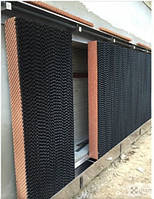 Панель испарительного охлаждения бумажная Pad Cooling 150*600*2000 мм с черной защитой