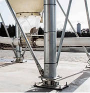 Платформа для опор бункеру Тензодатчик 5000 кг з консоллю для оцинкованого бункеру (для кожної опори бункера), фото 3