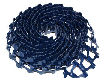 Ланцюг кормороздачі Тип S, синій, у рулоні 10 м, автоматична система подачі корму