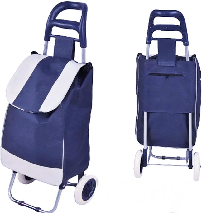 Велика дорожня сумка господарська на колесах Синій, фото 1