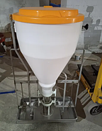 Кормові автомати для свиней, дозатор корму 75 л обладнання для свинарства, фото 2