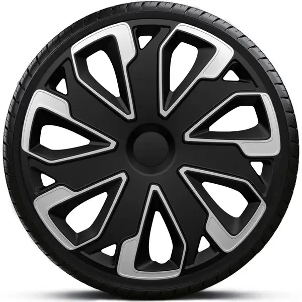 Kолпаки R15 ULTIMO SILVER&BLACK 4шт, фото 1