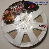 Kолпаки R15 VR CARBON WHITE 4шт, фото 3