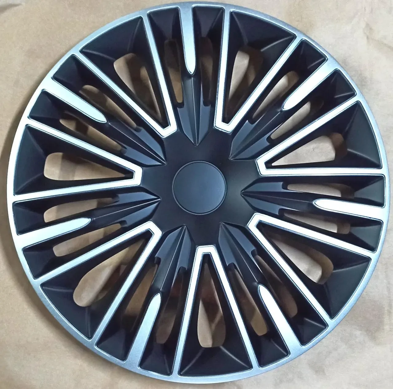 Kолпаки R16 JEREZ SILVER&BLACK 4шт, фото 1