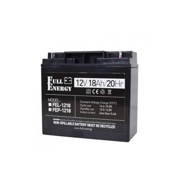 Акумулятор для сигналізації Full Energy FEP-1218, 18 Ah/12V