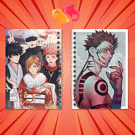 Блокноти на пружині Jujutsu Kaisen | Магічна битва 