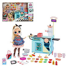 LOL Surprise OMG To-Go Diner Miss Sundae 119449 Набір ЛОЛ ОМГ Вечеря сюрприз із лялькою Міс Пенді