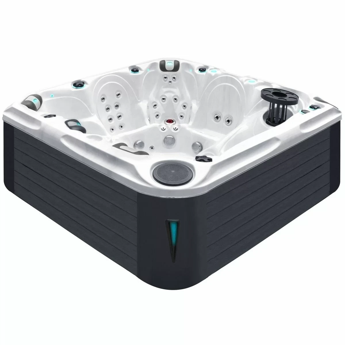 Гідромасажний басейн Passionspas Admire (230х230х91 см), Сріблясто-білий