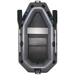 Надувний човен ПВХ Avalon А230 сіра. Купити надувний човен Авалон від заводу. Недорогі лодки для рибалки