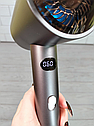 Професійний фен для волосся Rainberg RB-2253 12000 W з датчиком температури/ Потужний фен для волосся Сірий, фото 8