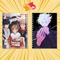 Блокнот на пружині 36 чистих аркушів Jujutsu Kaisen 03