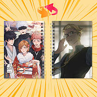 Блокнот на пружині 36 чистих аркушів Jujutsu Kaisen 04