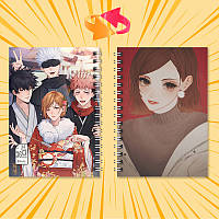 Блокнот на пружині 36 чистих аркушів Jujutsu Kaisen 05