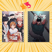 Блокнот на пружині 36 чистих аркушів Jujutsu Kaisen 07
