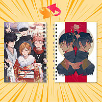 Блокнот на пружині 36 чистих аркушів Jujutsu Kaisen 10