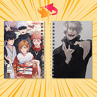 Блокнот на пружині 36 чистих аркушів Jujutsu Kaisen 11