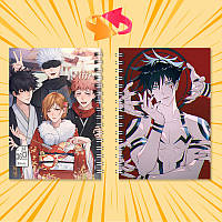 Блокнот на пружині 36 чистих аркушів Jujutsu Kaisen 12