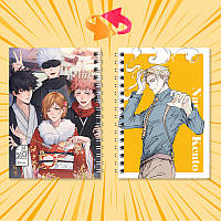 Блокнот на пружині 36 чистих аркушів Jujutsu Kaisen 13