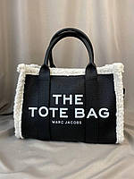Женская сумочка Marc Jacobs, кожаная сумка шопер черная через плечо марк джейкобс