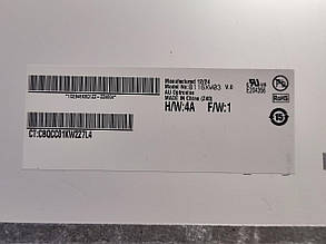 Матриця 11.6" B116XW03 V.0 AUO (1366*768, 40pin LED, Slim, глянсова, роз'єм зправа внизу) Б.У, фото 4