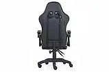 Комп‘ютерне крісло з карбоновими вставками CARBON Quattro Gaming ЧОРНО-БІЛЕ Відмінна якість! НОВИНКА!, фото 6
