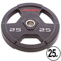 Блины (диски) полиуретановые с хватом и металлической втулкой d-51 мм Life Fitness SC-80154-25 25 кг