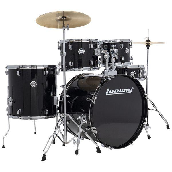 Ударная установка Ludwig Accent Fuse 5pc Black - фото 3 - id-p2022464486