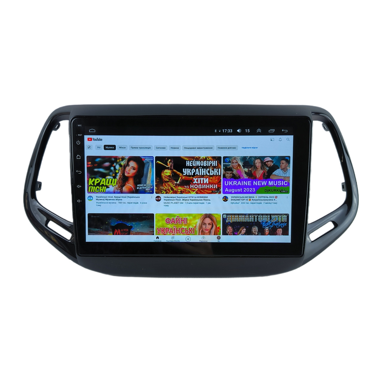 Штатна Магнітола Jeep Compass 2016-2019 на Android Модель ТС10-8octaTop-4G-DSP-CarPlay