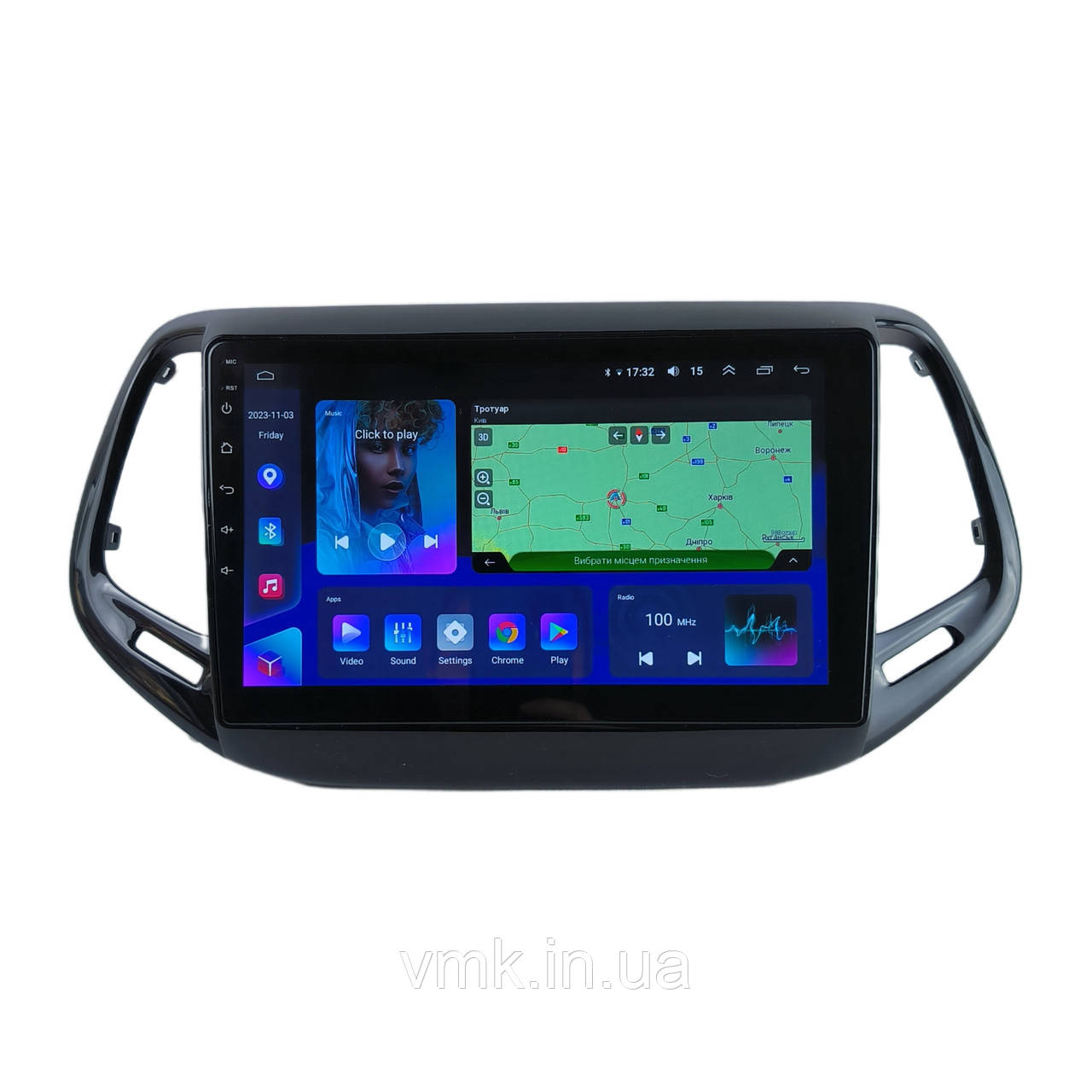 Авто магнітола Jeep Compass 2016-2019 на Android 12+ CarPlay 8 core Platform XyAuto