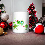 Новорічні подарунки чашка-хамелеон з принтом "Новорічна", 330 мл., фото 2