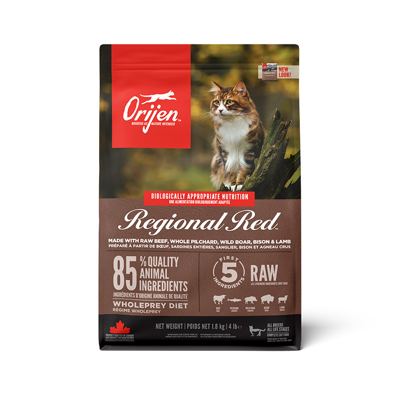Orijen (Оріджен) Regional Red Cat сухий корм для кішок і кошенят усіх порід 1.8 кг