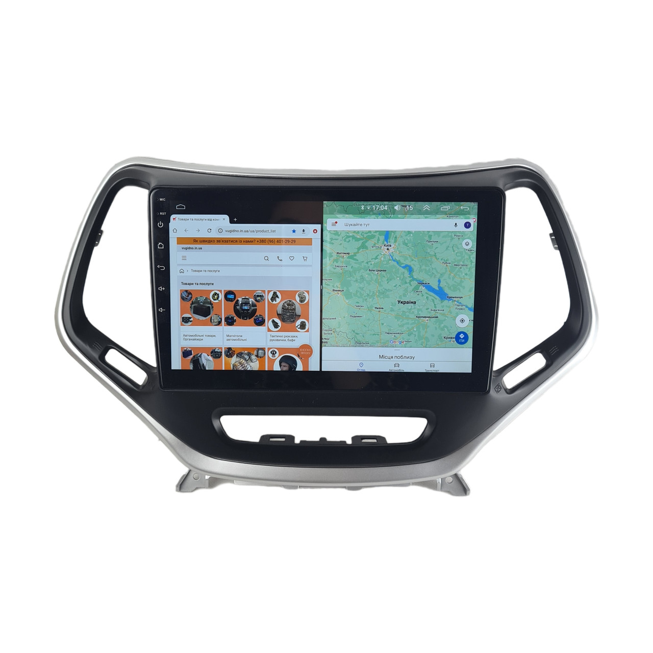 Штатна Магнітола Jeep Cherokee 2015-2019 на Android Модель XYAuto-7311-8octa-CarPlay-360