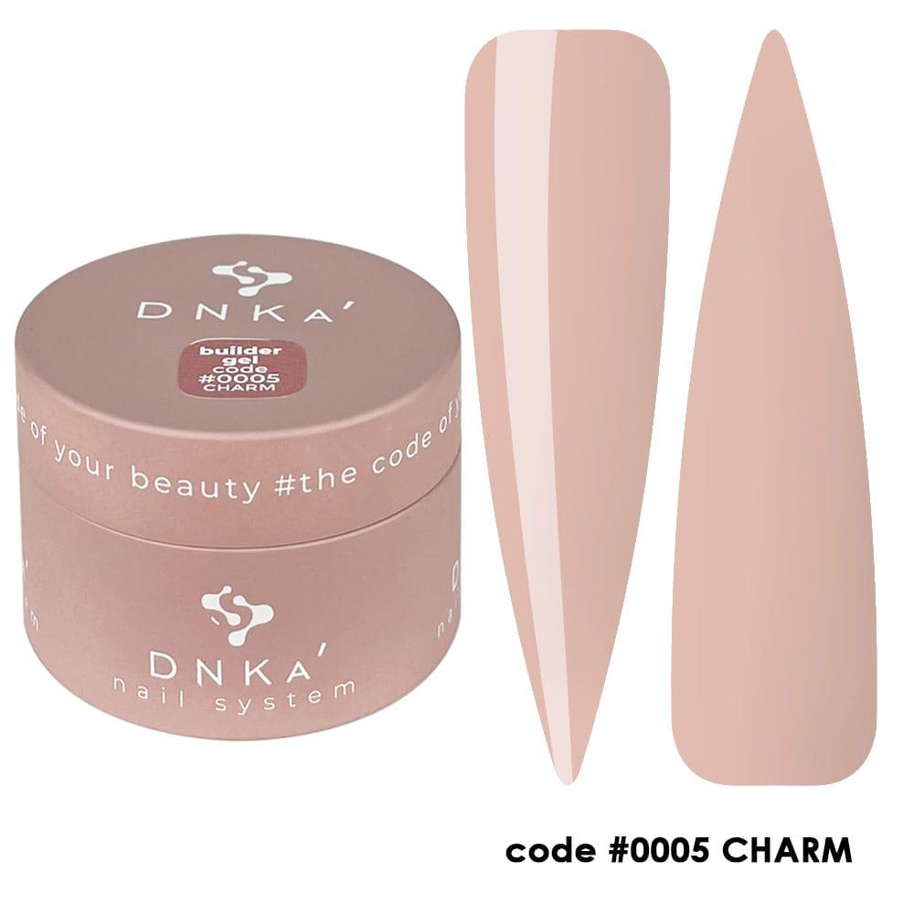 Гель для нарощування нігтів DNKa' Builder Gel 05 Charm, 30 мл, фото 1