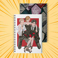 Зошит 48 арк. на пружині у клітинку Jujutsu Kaisen