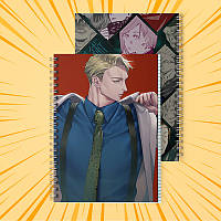 Зошит 48 арк. на пружині у клітинку Jujutsu Kaisen 004