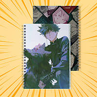 Зошит 48 арк. на пружині у клітинку Jujutsu Kaisen 007