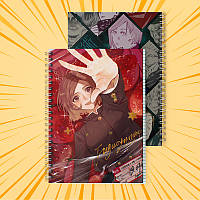 Зошит 48 арк. на пружині у клітинку Jujutsu Kaisen 011