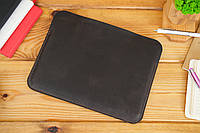 Кожаный чехол для iPad с держателем для Apple Pencil, натуральная Винтажная кожа, цвет Шоколад