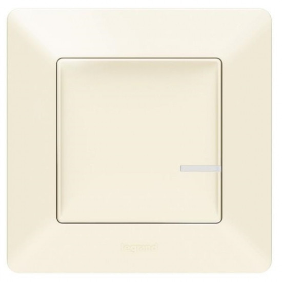Розумний бездротовий вимикач 1-клавішний Legrand (Valena Life with NETATMO) [Слонова кістка]