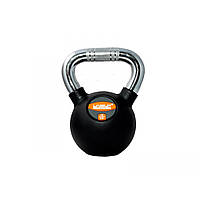 Гиря в резиновой оболочке LiveUp RUBBER KETTEL BELL 10кг (LS2044-10)