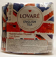 Бленд черного байхового чая Lovare English Tea Ловаре Английский Чай 50 пакетиков по 2г