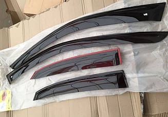 Дефлектори вітровики Nissan X-Trail III (T32) 2014 деф.окон VL-Tuning на двері вікна