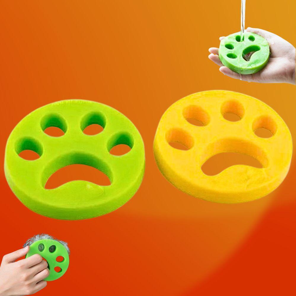 Силіконова лапка для збору вовни 2 шт липкий вкладиш у пральну машину, фото 1