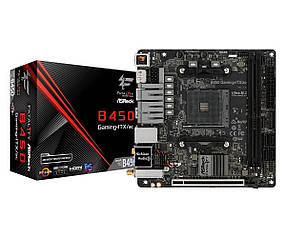 Материнська плата ASRock B450 Gaming-ITX/AC Socket AM4 (D)